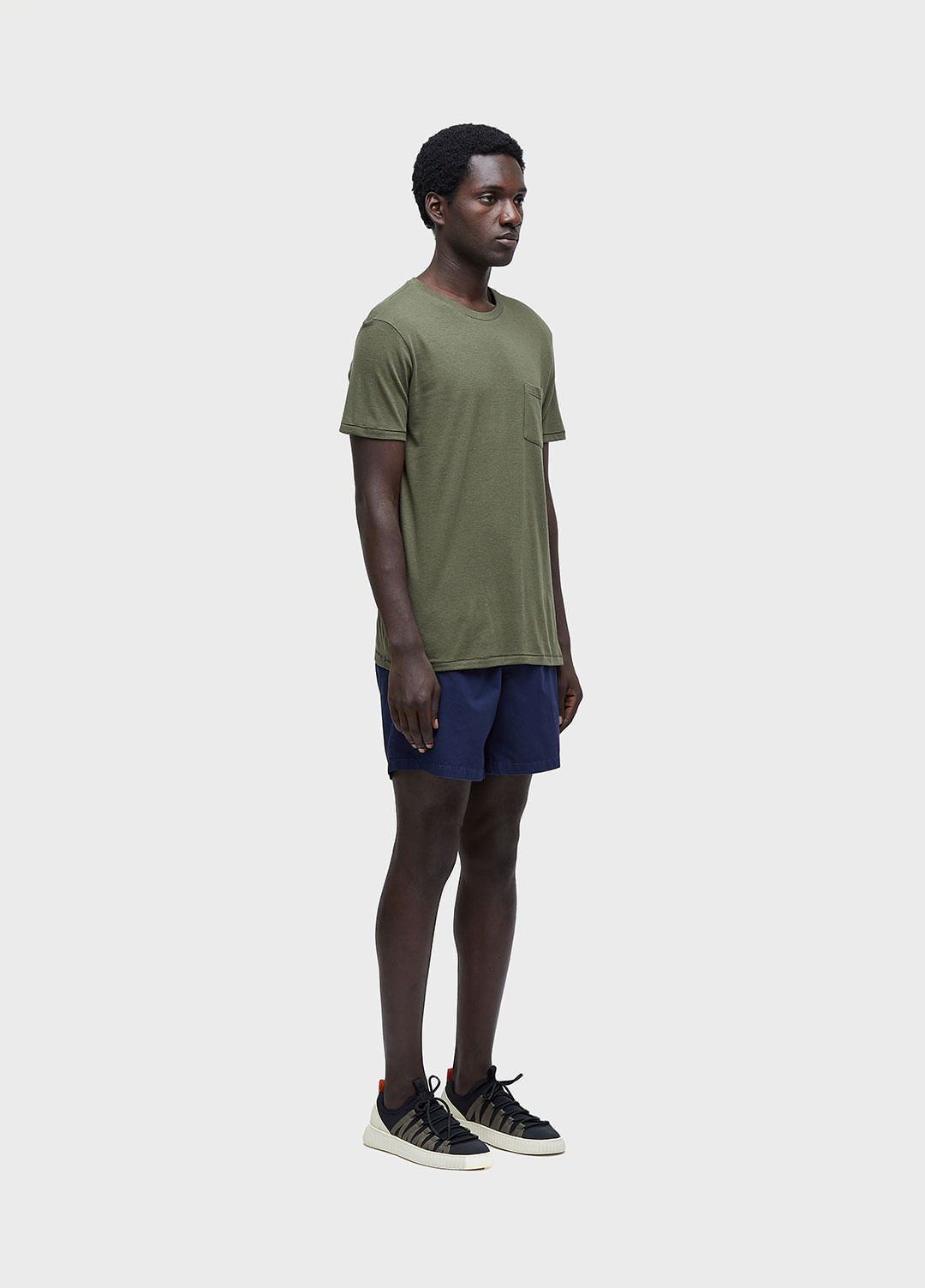 E-basics II pocket rustic t-shirt (ls)
