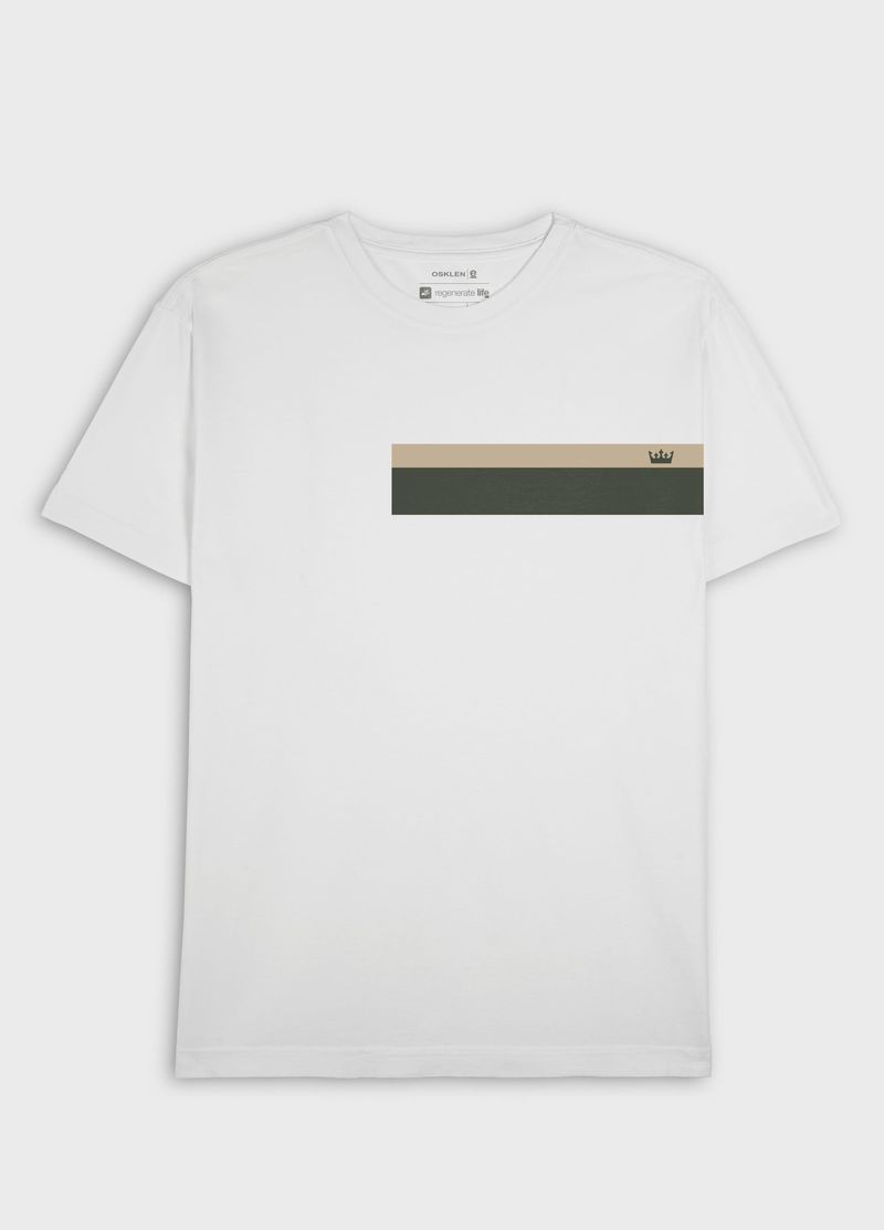 T SHIRT STONE LISTRADO BLACK SAND