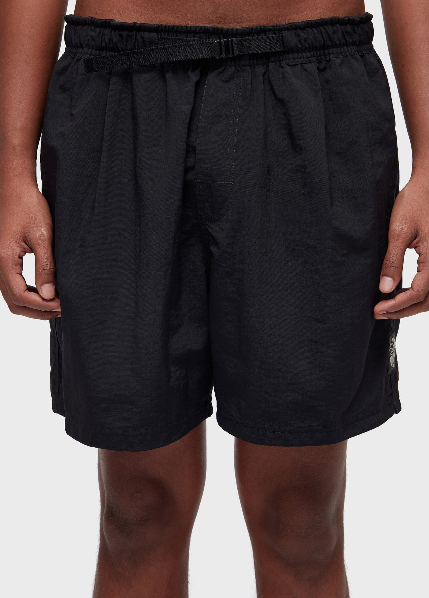 Over-fit surf shorts