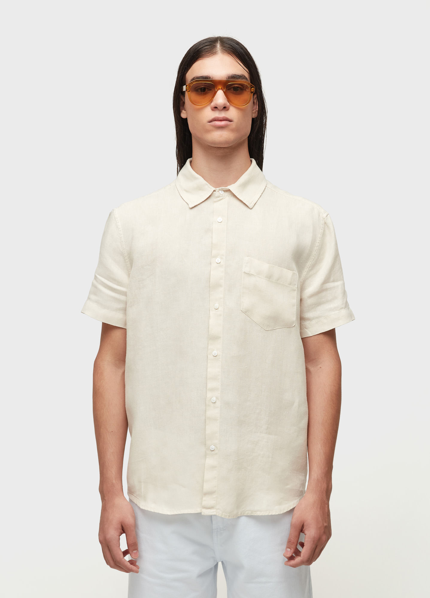 Classic linen ss shirt