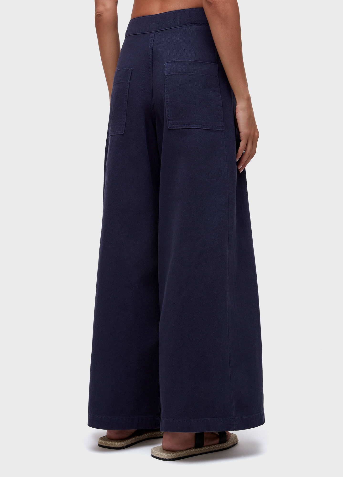 Marine button pants
