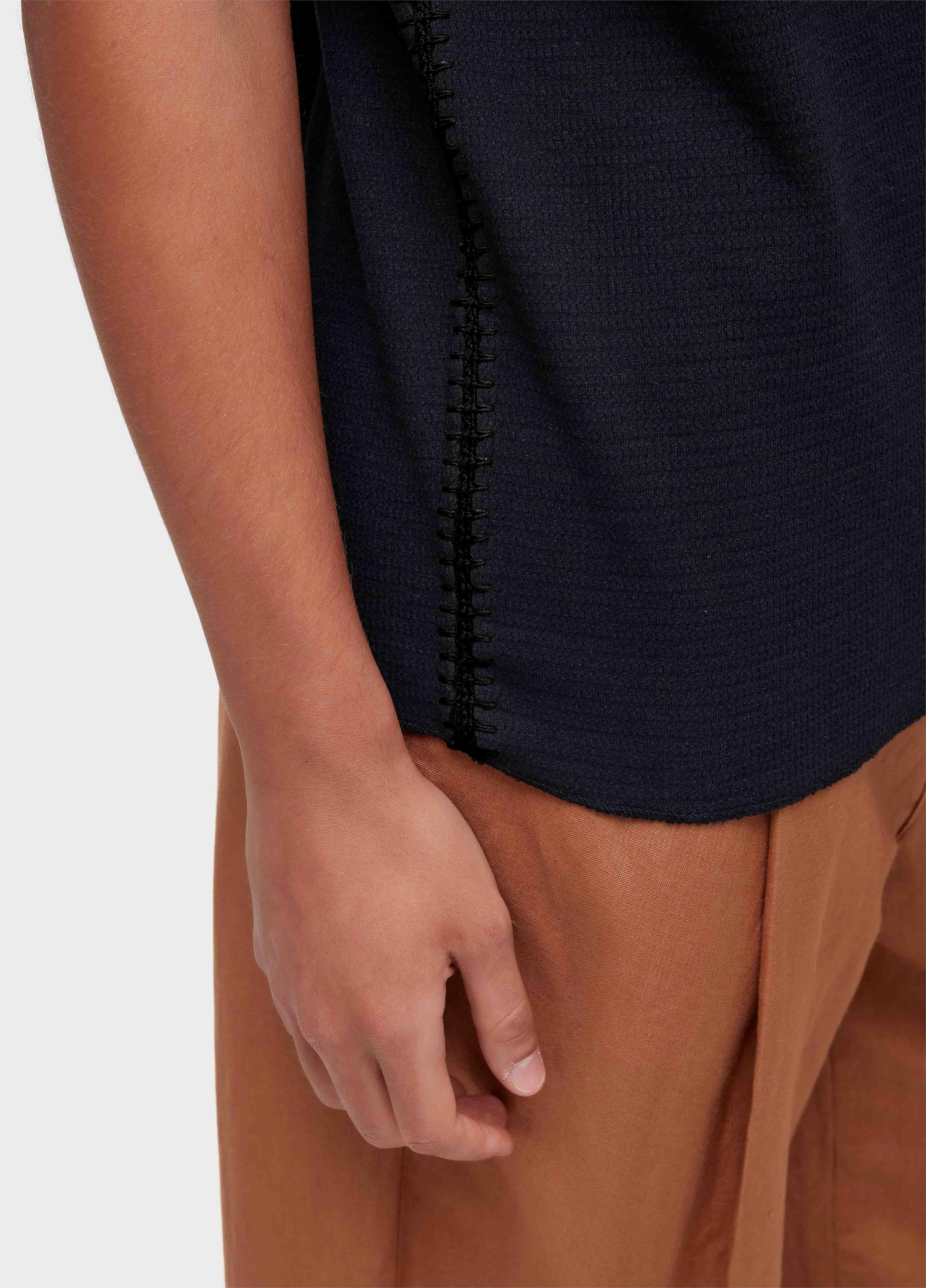 Rustic ribbed tank top