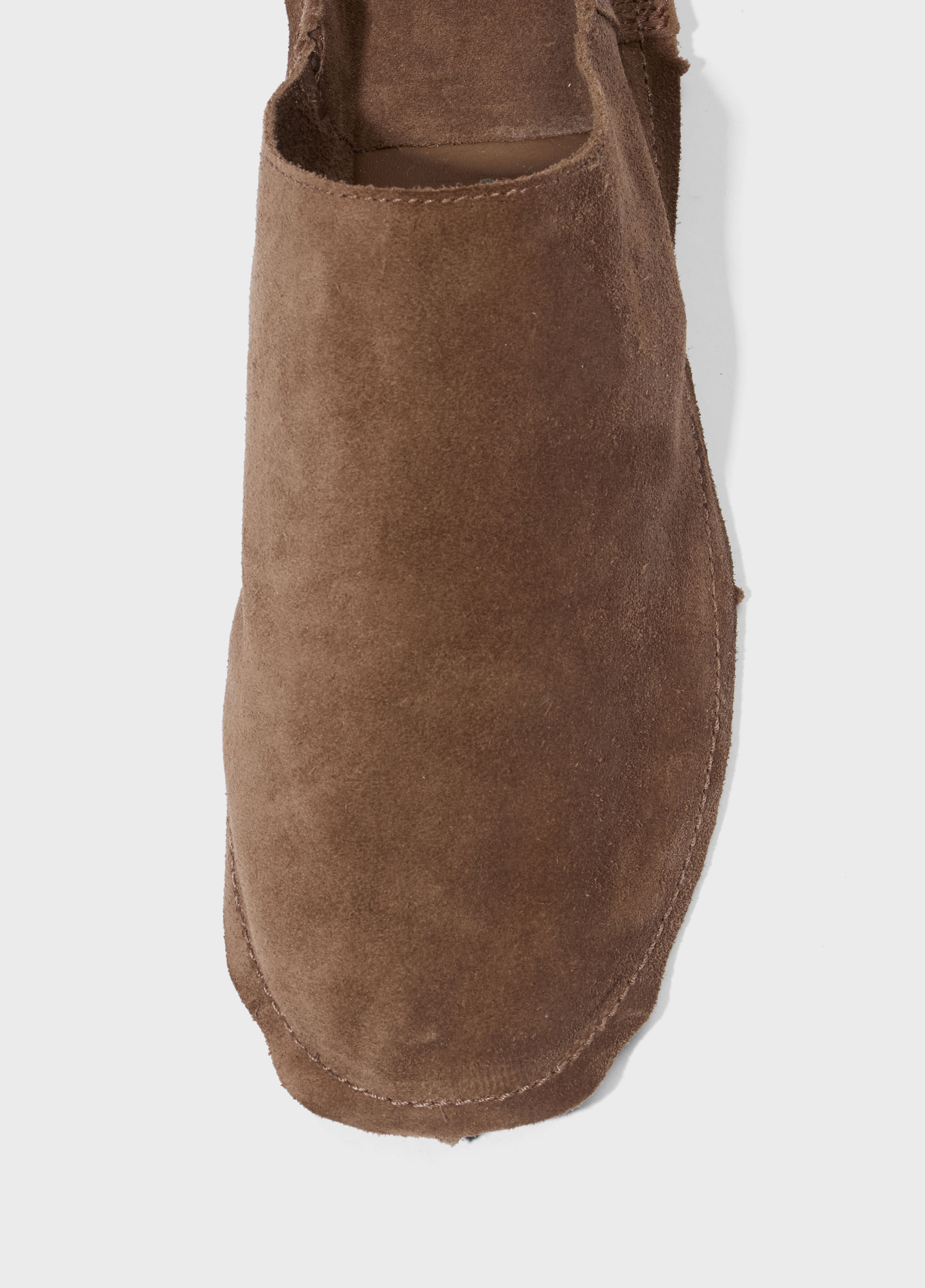 Suede slippers