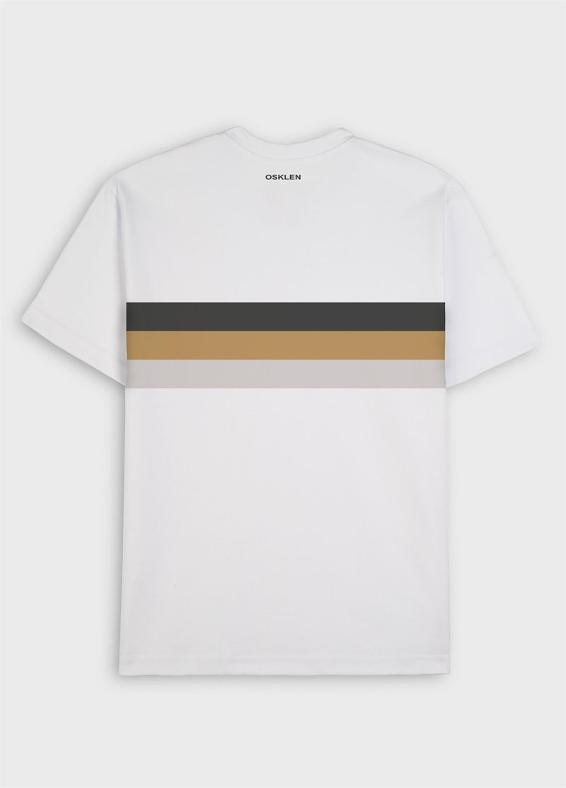 Big Shirt Listrado Preto Areia