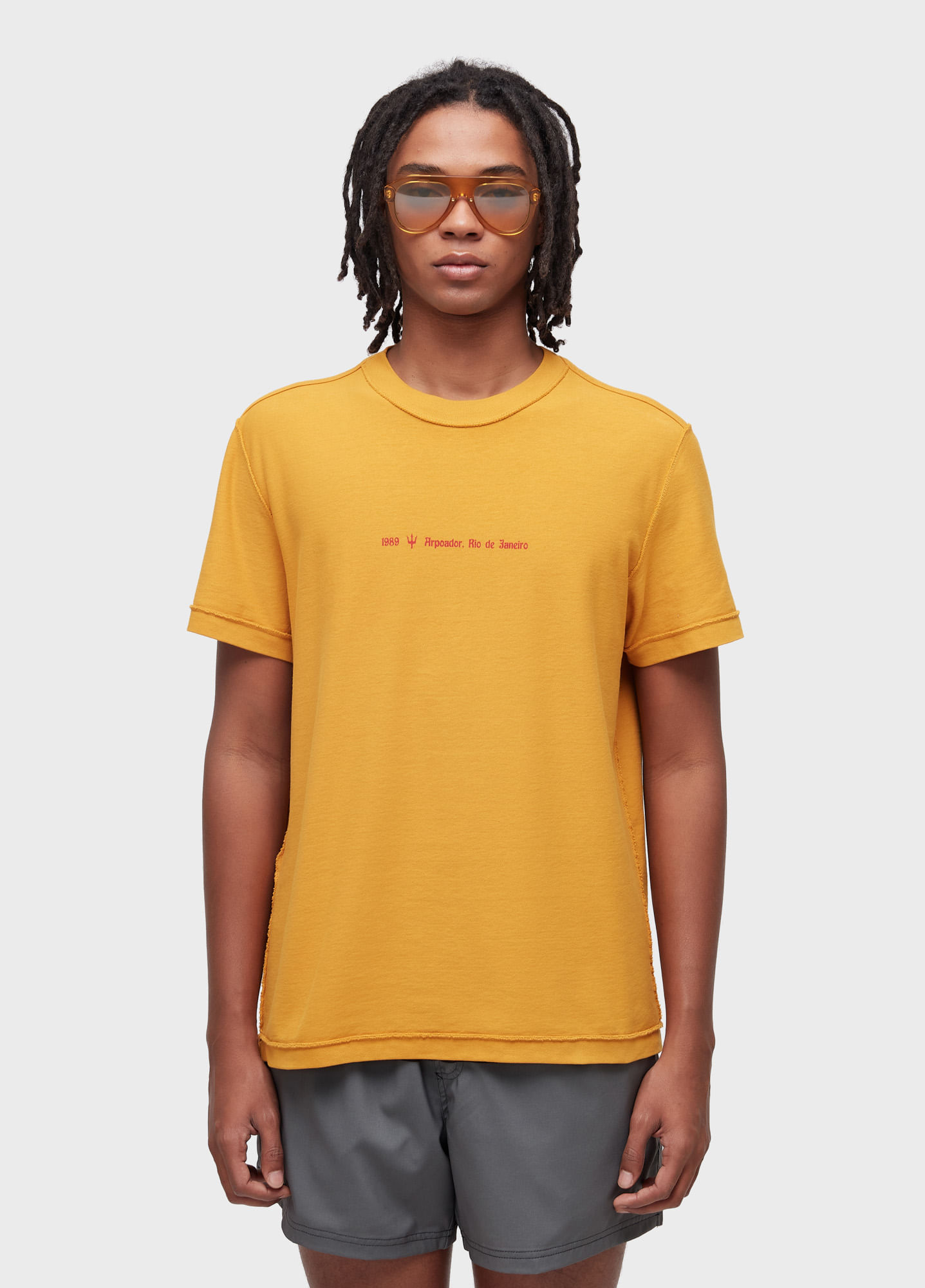 Double 70s surfing short-sleeved t-shirt