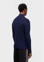 SWEATER TRICOT ZIPPED COTTON