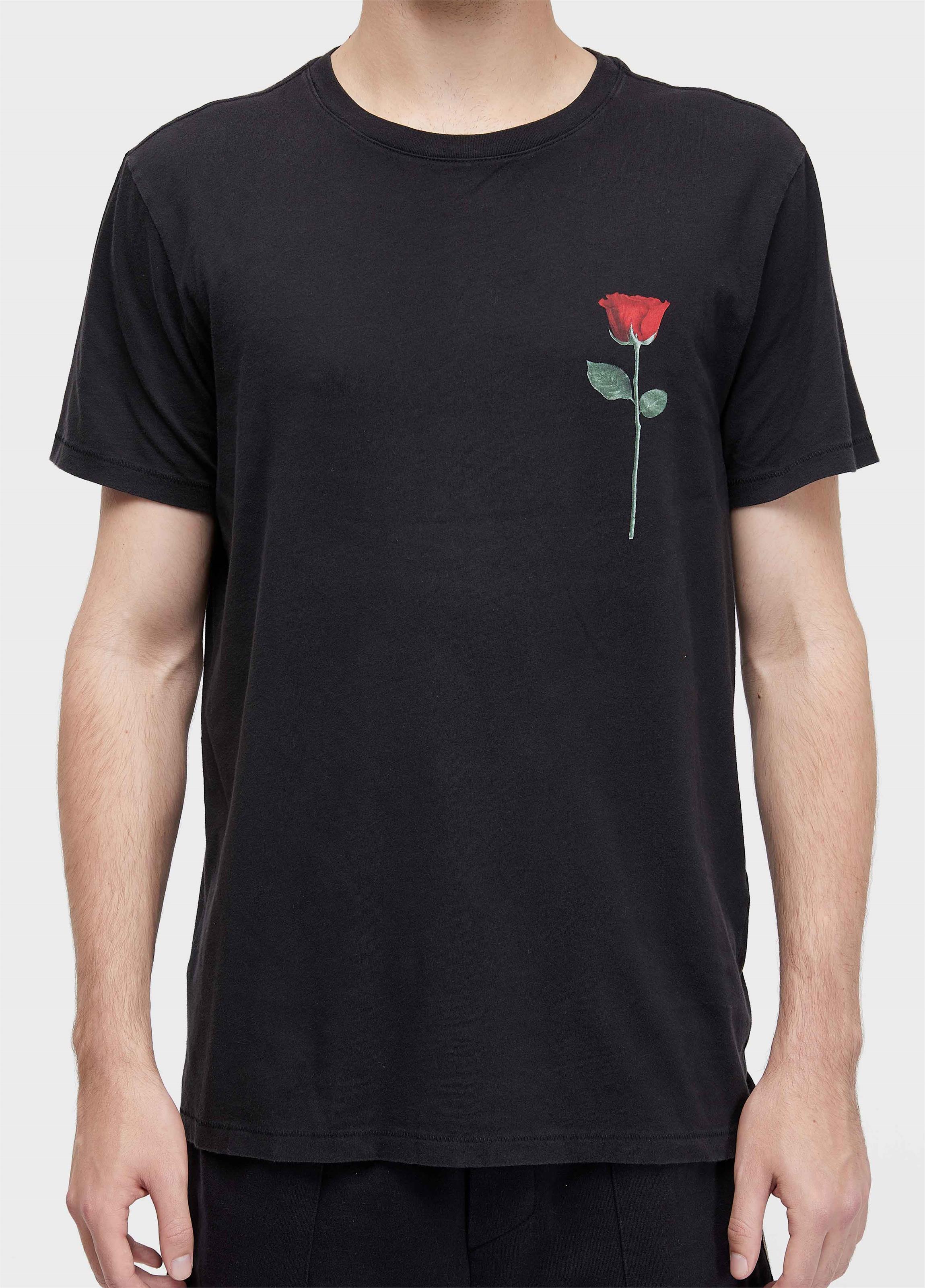 Soft used rose t-shirt (ss)