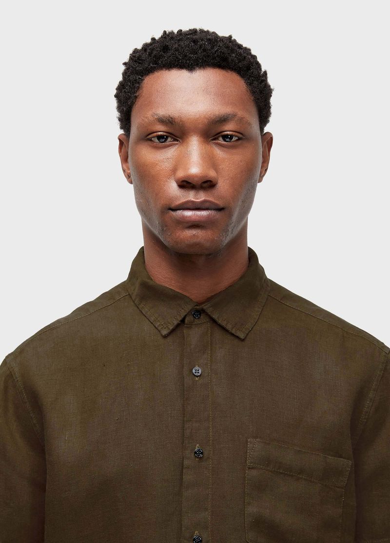 CAMISA CLASSIC LINEN MC  COR CAMISA