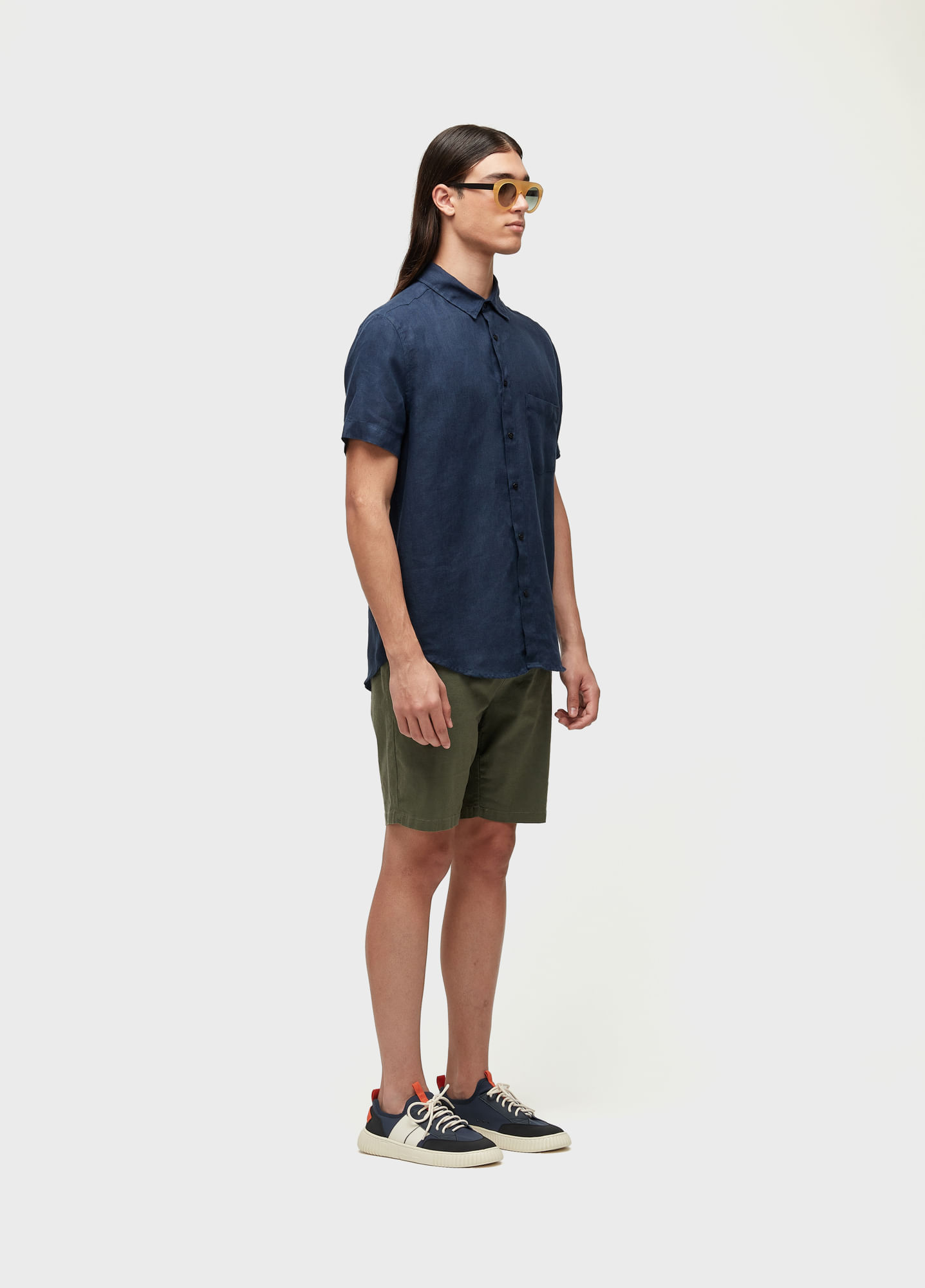 Classic linen ss shirt